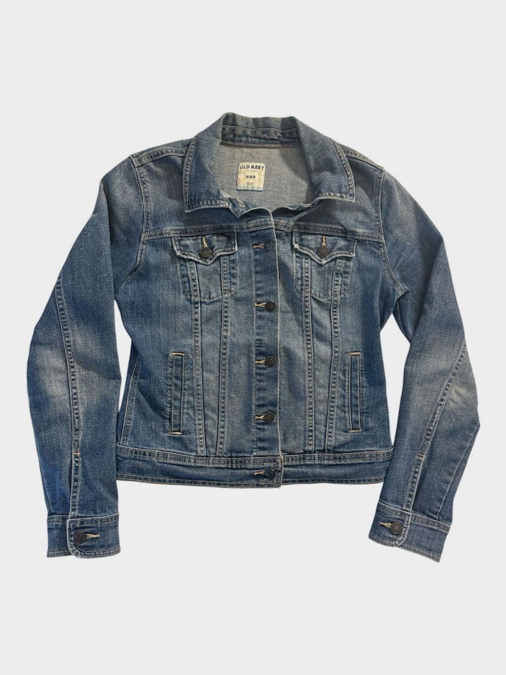 Old Navy Women's Blue Denim Jacket Medium